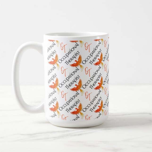 Taza De Café Terapia ocupacional con diseño Phoenix (Izquierda)