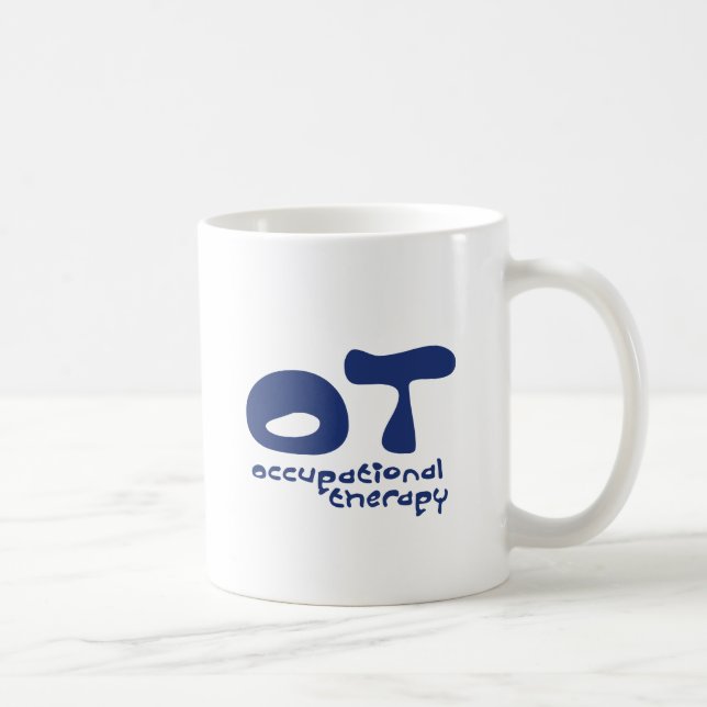 Taza De Café Terapia profesional enrrollada (Derecha)