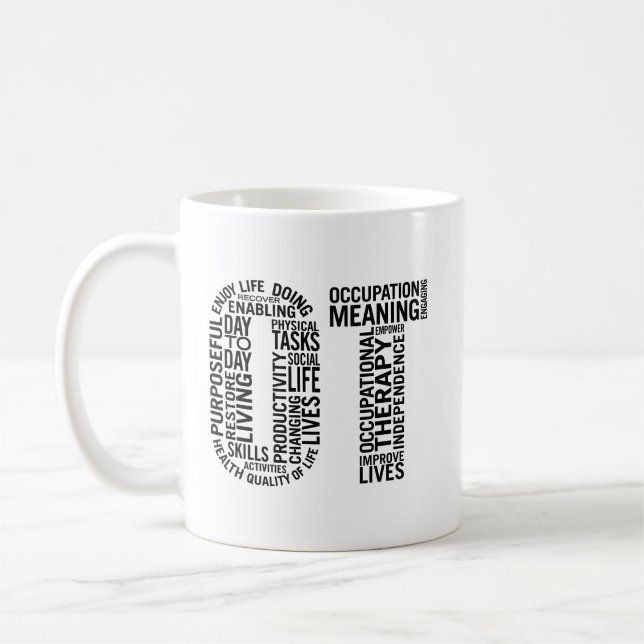 Taza De Café Terapia profesional OT (Izquierda)