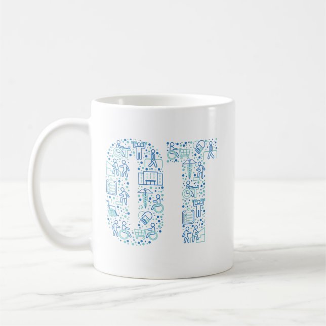 Taza De Café Terapia profesional OT (Izquierda)