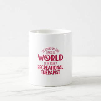 Taza De Café Terapia recreativa, terapeuta de teatro