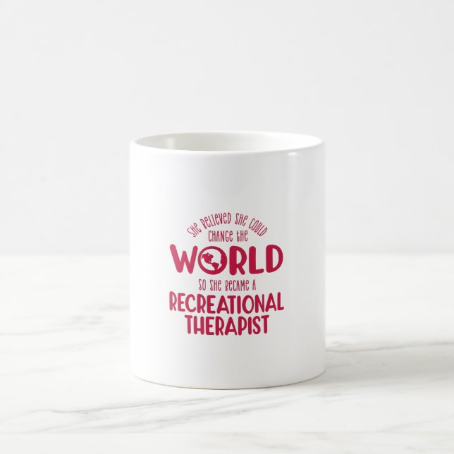 Taza De Café Terapia recreativa, terapeuta de teatro (Centro)