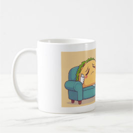 Taza De Café Terapia Taco Martes - Comida divertida Personaliza