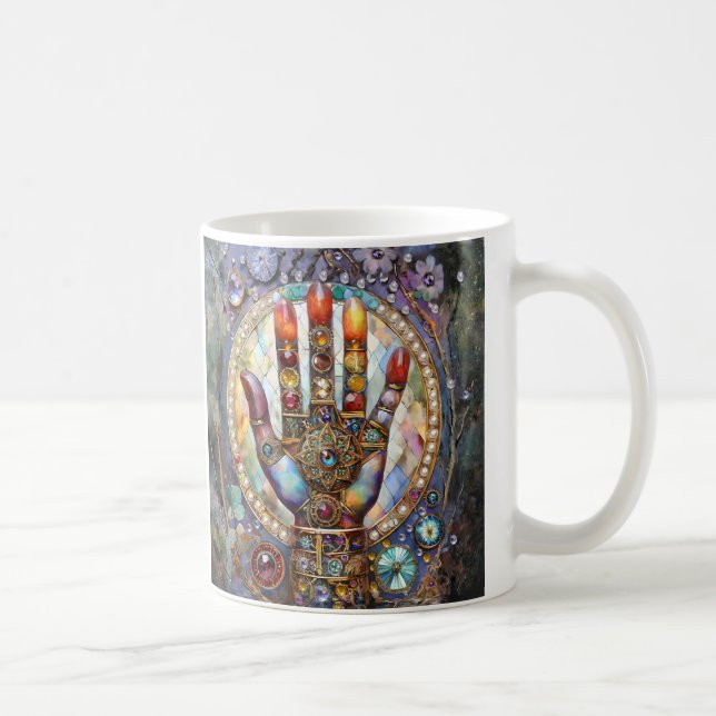 Taza De Café Tercer Ojo Místico Palma (Derecha)