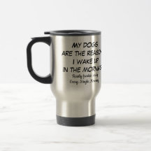 Taza de café termal para los amantes de los perros
