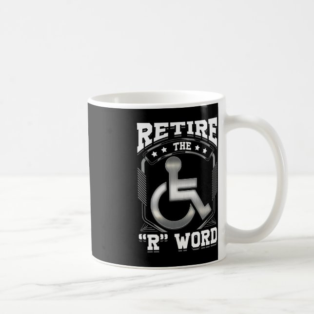 Taza De Café Terminar con la guerra de discapacidad de silla de (Derecha)