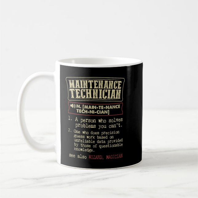 Taza De Café Término de definición de diccionario de técnico de (Izquierda)
