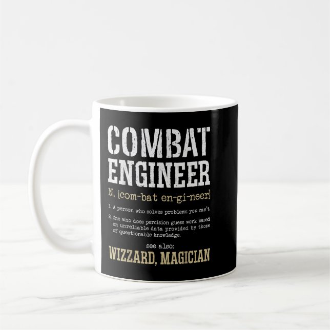 Taza De Café Término del diccionario de ingeniería divertida pa (Izquierda)