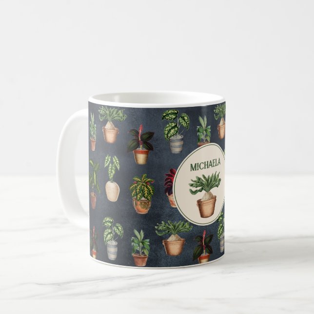 Taza De Café Terracota Pots Rustic (Anverso izquierdo)