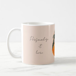 Taza De Café Terracotta Boho Botanical Mom and Baby 