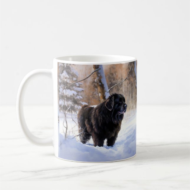 Taza De Café Terranova deja que nieve Navidades (Izquierda)