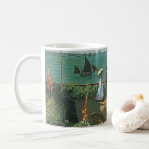 Taza De Café Terraza junto al mar de Claude Monet