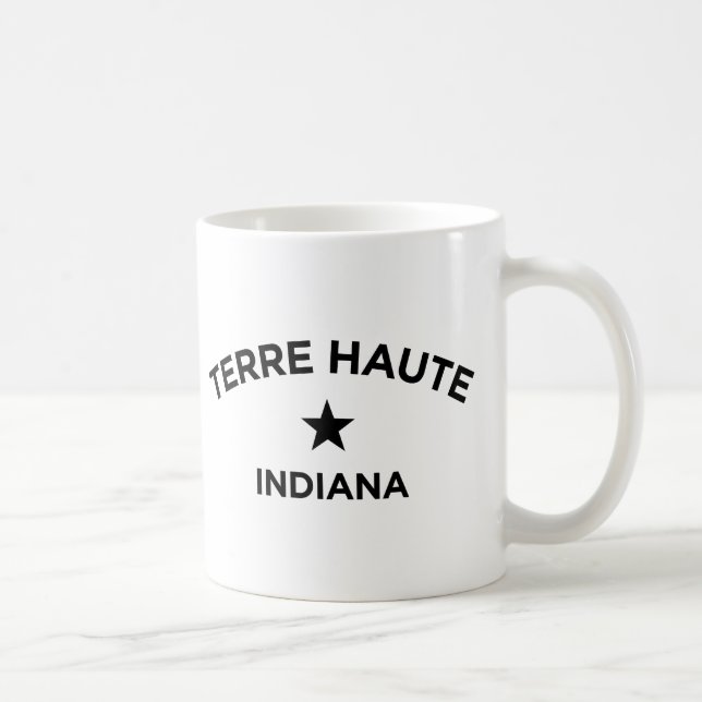 Taza De Café Terre Haute Indiana Mug (Derecha)