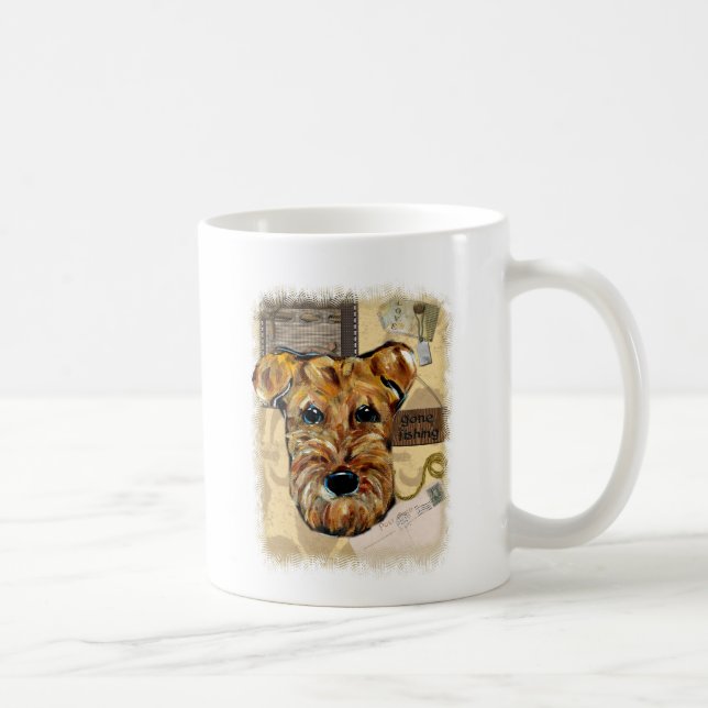 TAZA DE CAFÉ TERRIER AIREDALE (Derecha)