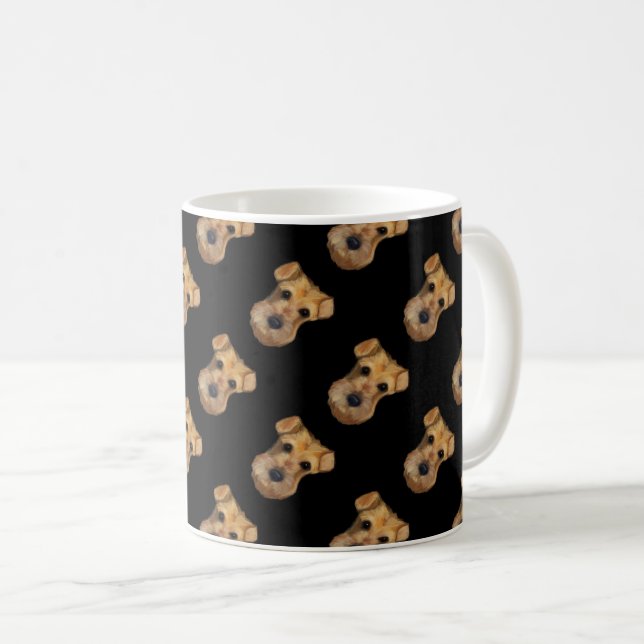 Taza De Café Terrier Airedale (Anverso derecho)