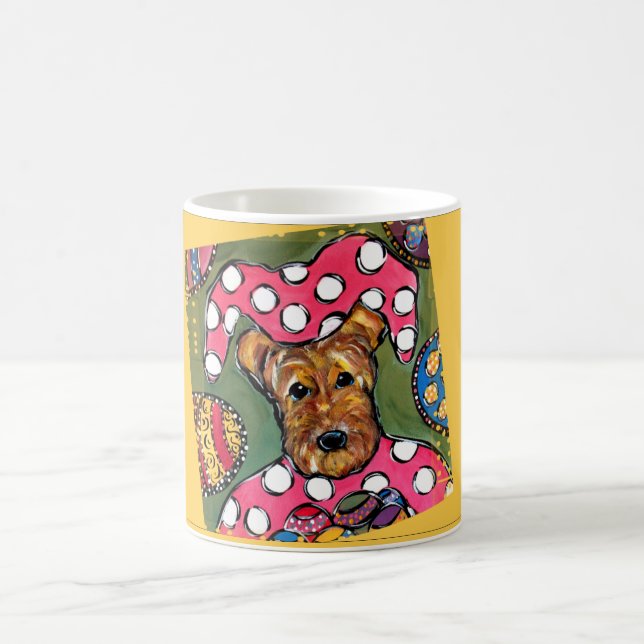 TAZA DE CAFÉ TERRIER AIREDALE     (Centro)