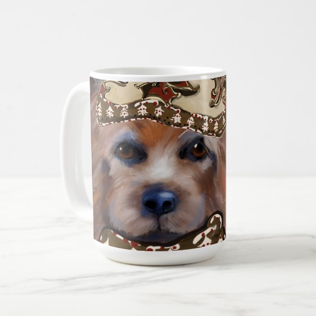 TAZA DE CAFÉ TERRIER AUSTRALIANO (Anverso izquierdo)