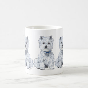 Taza De Café Terrier Blancos de las Tierras Altas del Oeste