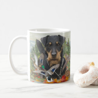 Taza De Café Terrier de caza alemán (Jagdterrier)