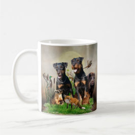 Taza De Café Terrier de caza alemán (Jagdterrier)