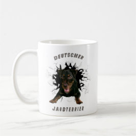 Taza De Café Terrier de caza alemán (Jagdterrier)