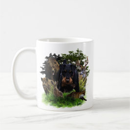 Taza De Café Terrier de caza alemán (Jagdterrier)
