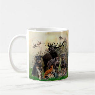 Taza De Café Terrier de caza alemán (Jagdterrier)