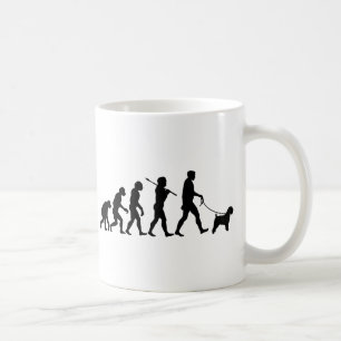 Taza De Café Terrier de trigo suavemente revestido