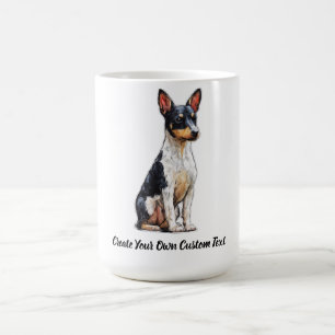 Taza De Café Terrier de zorro de juguete perro cree su propio t