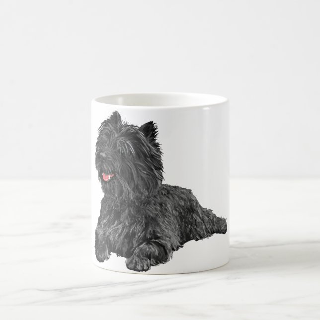 Taza De Café Terrier del Cairn Negro (Centro)