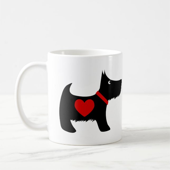 Taza De Café Terrier escocés (Izquierda)