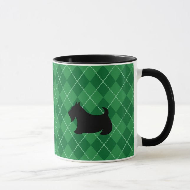 Taza De Café Terrier Escocés Regalo (Derecha)