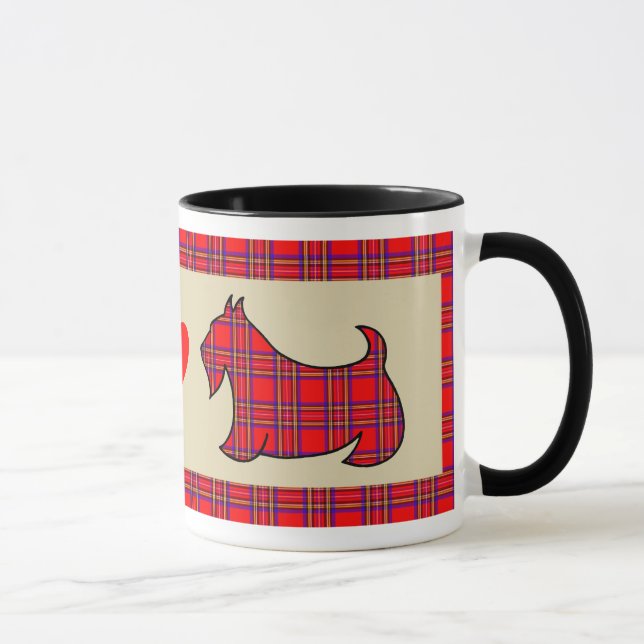 Taza de café Terrier Escocés regalo perro Scotty (Derecha)