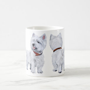 Taza De Café Terrier West Highland Blanco