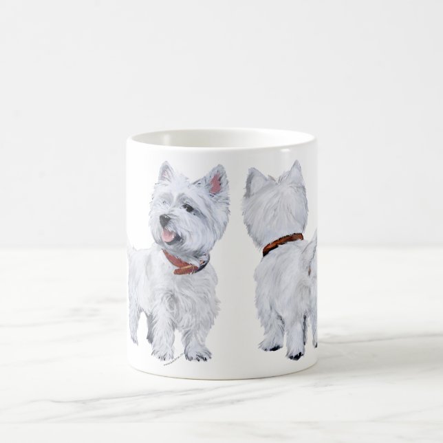 Taza De Café Terrier West Highland Blanco (Centro)