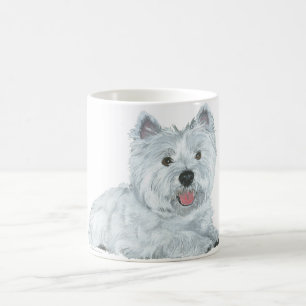 Taza De Café Terrier West Highland Blanco