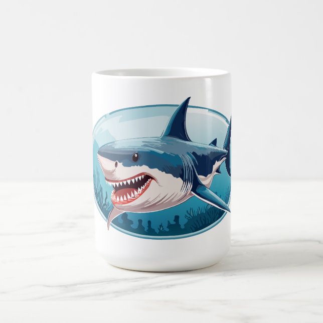 Taza De Café Terrifying Shark (Centro)