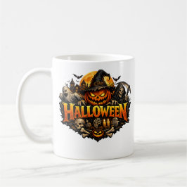 Taza De Café Terror de Halloween