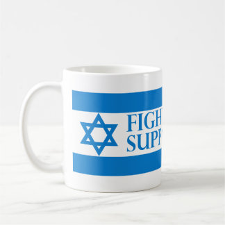 Taza De Café Terror de la lucha, ayuda Israel