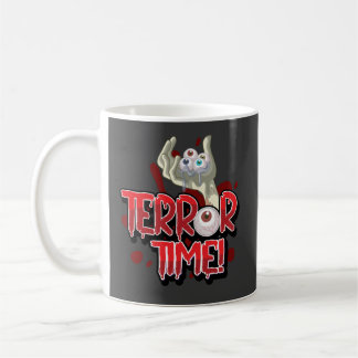 Taza De Café Terror Time Zombie Hand con Ojos