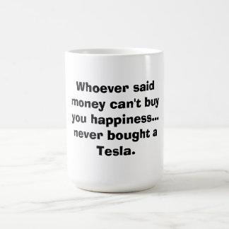 Taza De Café Tesla Happiness Mug