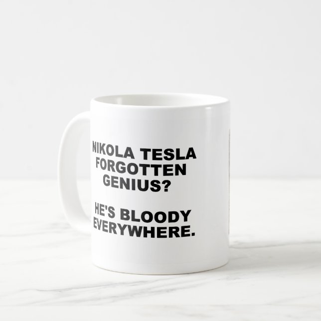 Taza De Café Tesla Mug (Anverso izquierdo)