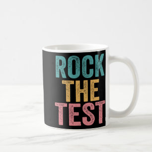 Taza De Café Test Vintage Test Day Funny Testing Day Teache