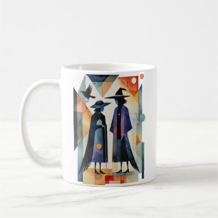 Taza De Café Testigos modernos - una obra de arte abstracta 6 -