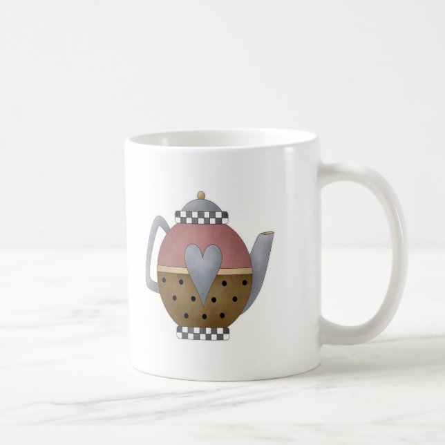 Taza De Café Tetera (Derecha)