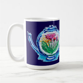Taza De Café Tetera de flores