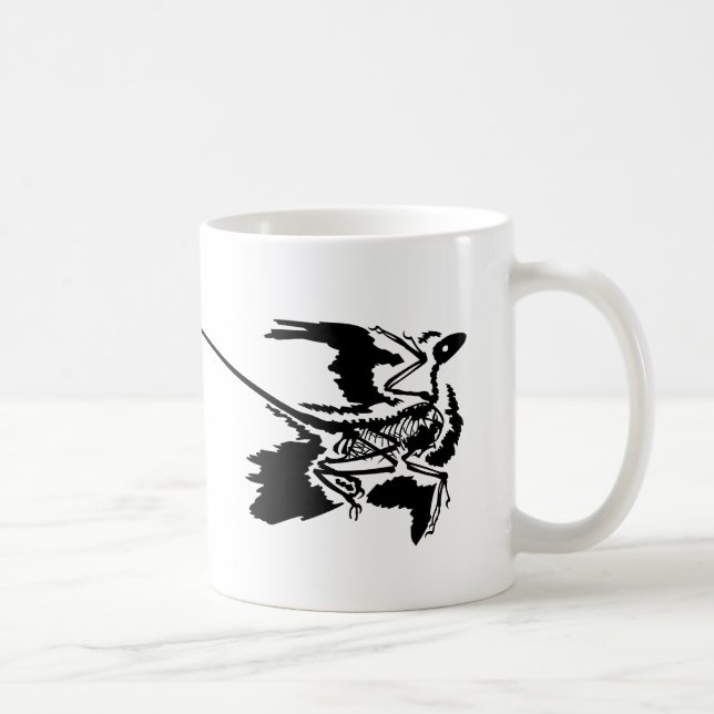 Taza De Café 'Tetrapteryx' y Microraptor Coffee Mug (Derecha)