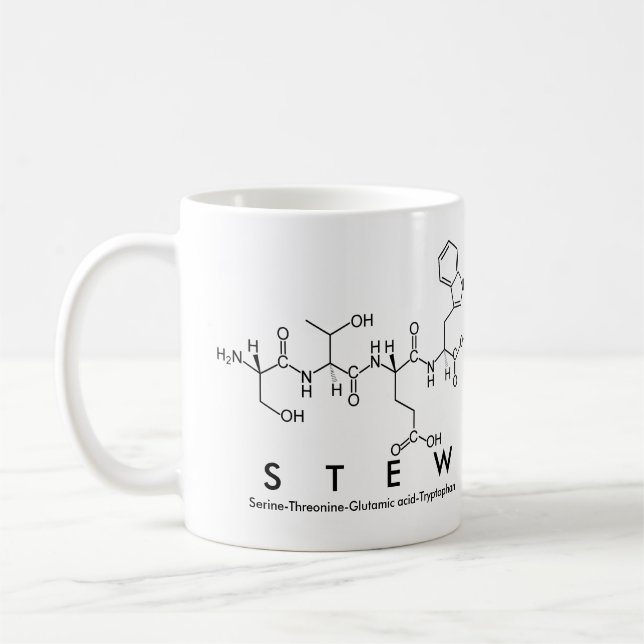 Taza De Café Tew peptidae name mug (Izquierda)