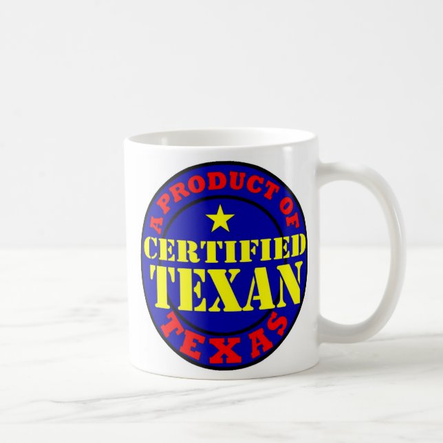 TAZA DE CAFÉ TEXÁN CERTIFICADO (Derecha)