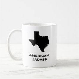 Taza De Café Texas American Badass black
